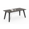 Low Price dark wood rectangular coffee table unique side tables wholesale China factory WS-HM1206T