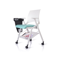 Factory price office training chairs with writing tablet for sale WS-ID04W