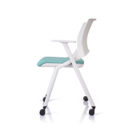 热销便宜的白色防水软座椅可叠放折叠椅批发 WS-ID05W