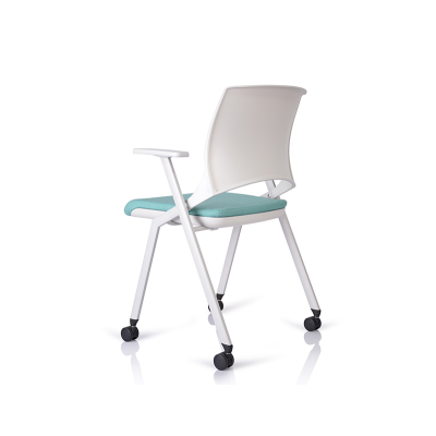 Hot selling Cheap White Waterproof Soft Seating stackable folding chairs wholesale WS-ID05W