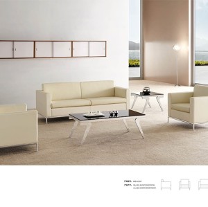 Factory price Modern Office Furniture Leather Sofa Sets Wholesale WS-SF05