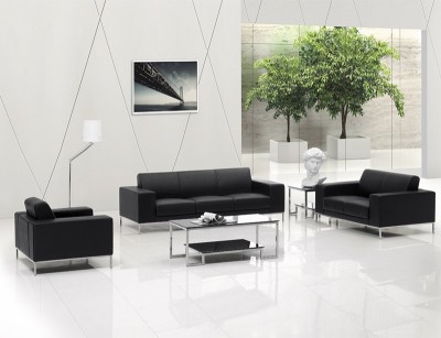 商用家具高品质真皮办公沙发套装 WS2110-1