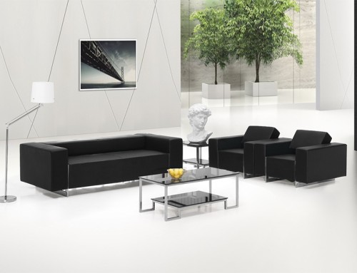 Sofá de oficina de cuero de alta calidad de muebles comerciales establece WS2110-1