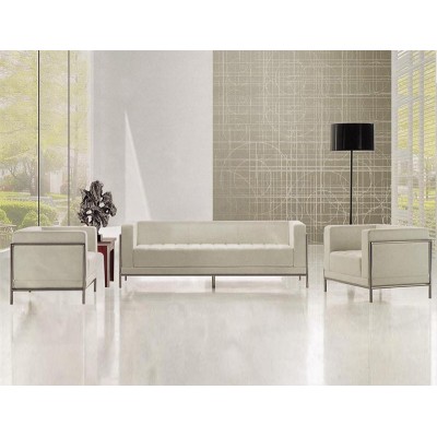 Metal Structure Leather Sofa Office furniture Wholesale WS-83605