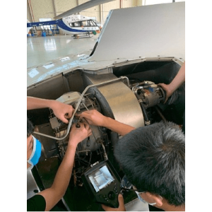 An industrial videoscope applied in civil aviation engine