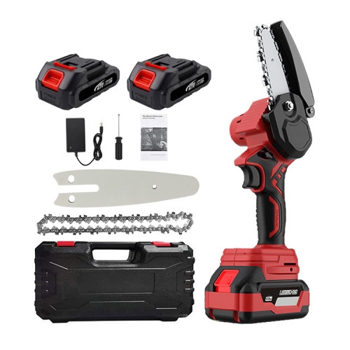 Mini Chainsaw Cordless with 1.5Ah Battery, 21V Mini Power Chain Saw with Security Lock, Handheld Small Chainsaw for Tree Trimming Wood Cutting By Landtop