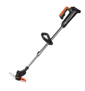 21V Electric Grass Cutter On Wheels Battery Powered Lightweight Weed Grass Trimmer By Landtop