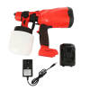 Cordless Paint Sprayer,  Electric  Powerful Spray Gun  and Adjustable Valve Knob for Painting Ceiling By Landtop