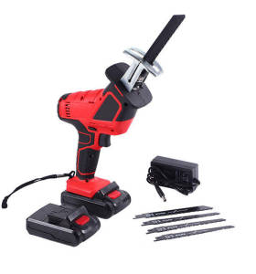 16.8V  Lithium-Ion Cordless Recipro Saw with brushed motor,Red Electric Reciprocating Saw Landtop