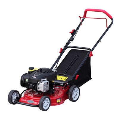 Lawnmowers Garden Gasoline Push Mower Easy to Operate 16inches Hand Push With  a Strong Quiet Briggs&Stratton Engine By Landtop