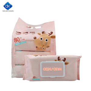 Manufacturer Sensitive Skin Baby Wipes Textured Fragrance , 99.9% Water 3 Packs (240 pcs)