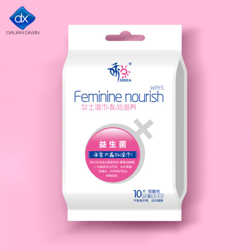 Anti-Itch Private Label Female Intimate Wipes Intimate Wipes for Women, Maximum Strength, Gynecologist Tested, 10pcs