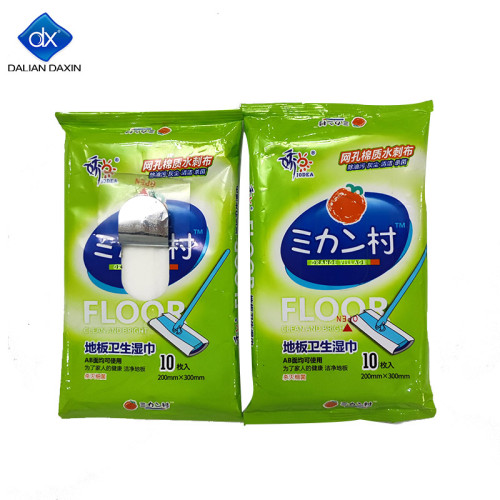 Disinfectant Floor Wipes Factory |10 Wipes | Soft and Durable | Works on Wood,Laminate,Tile | Friendly Product