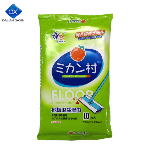 Disinfectant Floor Wipes Factory |10 Wipes | Soft and Durable | Works on Wood,Laminate,Tile | Friendly Product