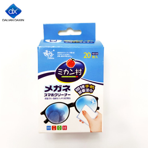 الجملة مناديل مكافحة الضباب للنظارات | مبللة وملفوفة بشكل فردي | شركة مناديل تنظيف العدسات