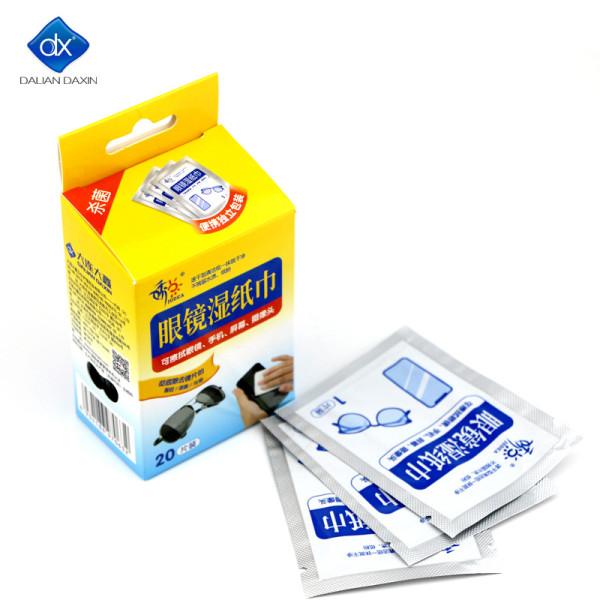 Custom Daxin Screen Cleaning Wipes | Pre-Moistened Individually Wrapped | Lens Cleaning Eye Glasses Wipes