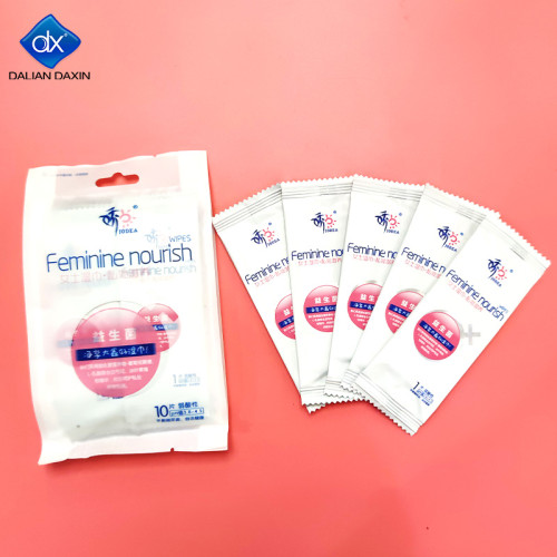 Anti-Itch Private Label Female Intimate Wipes Intimate Wipes for Women, Maximum Strength, Gynecologist Tested, 10pcs