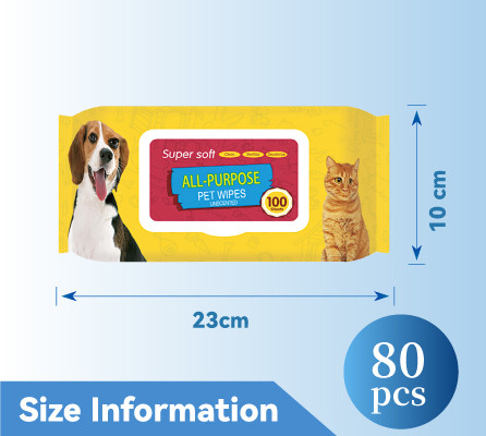 Pet grooming wipes