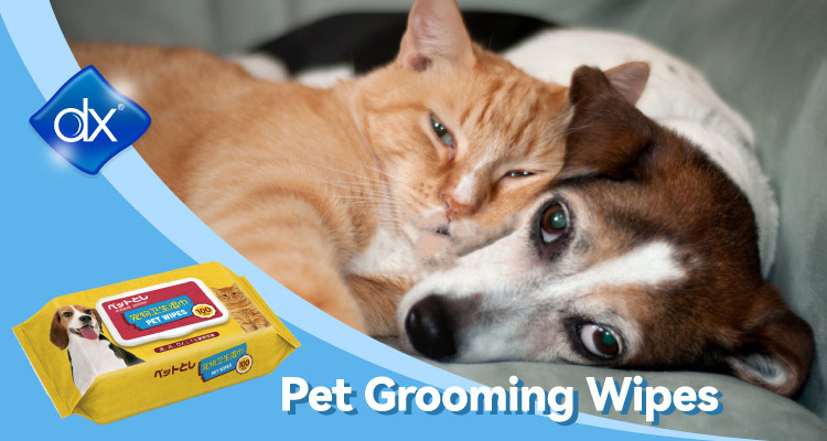 Pet grooming wipes