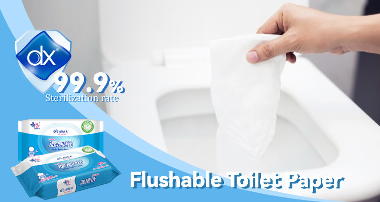 custom flushable wipes