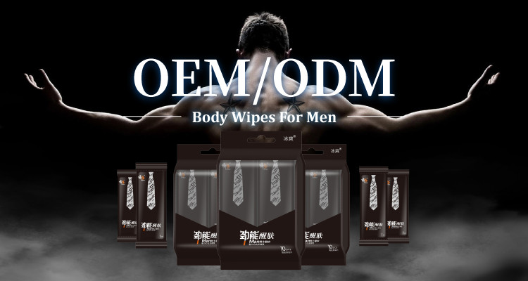 custom body wipes for men