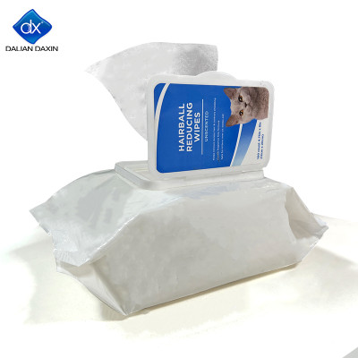 Manufacturing Pet Bath Wipes for Cats Moist Toilet Tissue with Moisturizing Aloe & Vitamin E