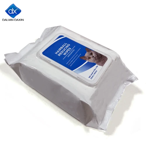 Manufacturing Pet Bath Wipes for Cats Moist Toilet Tissue with Moisturizing Aloe & Vitamin E