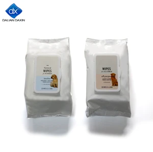 Private Label Plant Based Pet Cleaning Wipes - Aloe & Vitamin-E Dog Deodorizing Wipes