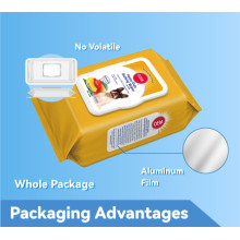 Go to the supplier to help the customer confirm flushable wet wipe packaging details