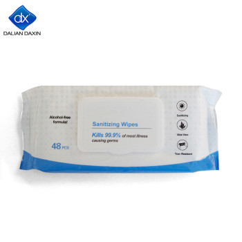 Custom Antibacterial Alcohol Wipes Disinfecting Surface Wipes Cleans Disinfects Home Surfaces Fresh