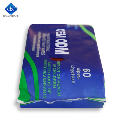 Private Label Hand Sanitizer Wipes With Alcohol Travel Cleaning Wipes for Adults & Kids