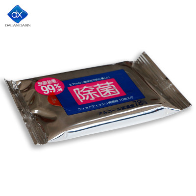 Custom Hand Sanitizing Wipes Alcohol Free Antibacterial Wipes Travel Pack Botanical