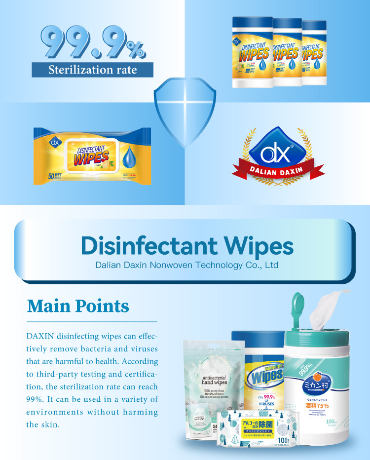 disinfectant wet tissue private label