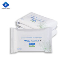 Manufacturer Antibacterial Disinfectant Wet Tissue Cleaning 75% Alcohol Wipes