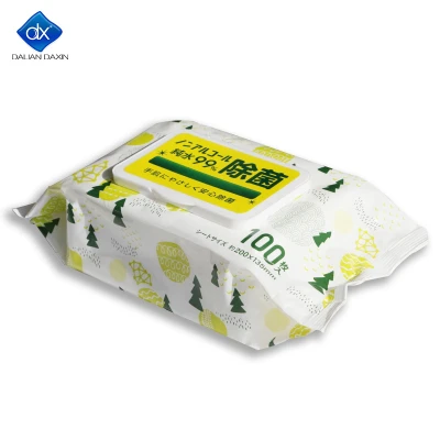 Custom Coronavirus Disinfectant Wipes Kill Virus No Harsh Chemicals on Plane