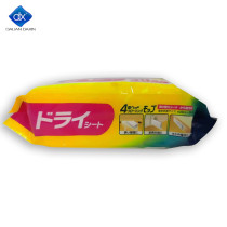 Private Label Floor Dry Wipes Cloth Refills Electrostatic Cloths | Disposable Dusting Cloths Dry Sweeping Refills Customized