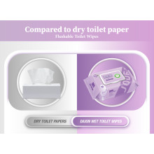 What is flushable toilet paper and what are its advantages?