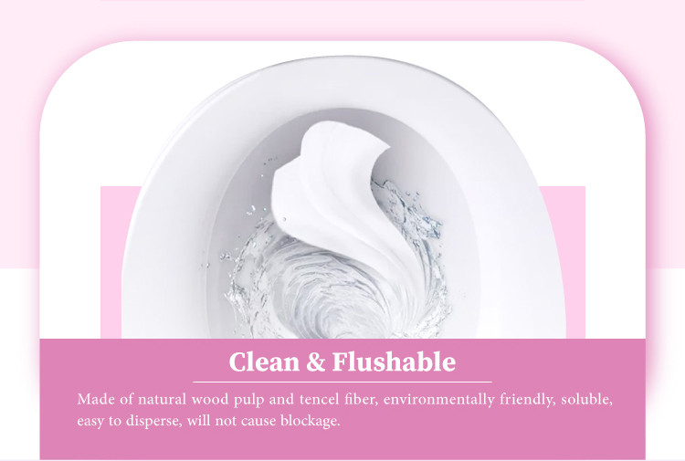 Flushable  Toilet Wipes