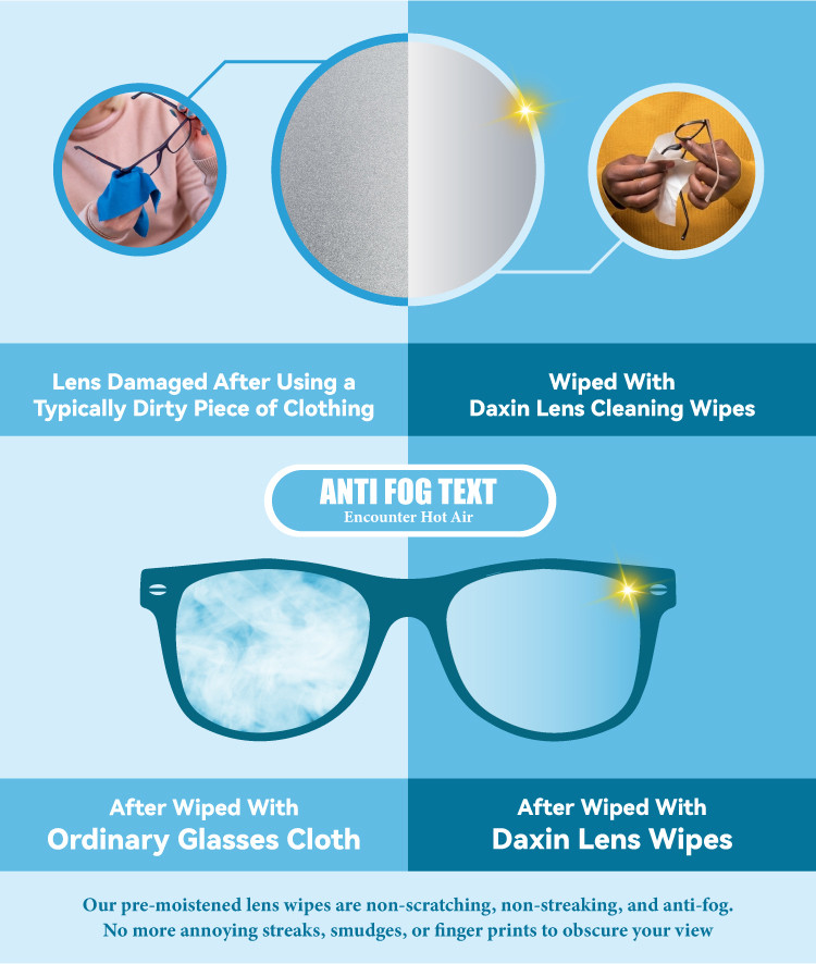 ¿Cómo utilizar correctamente las toallitas limpiadoras de gafas?