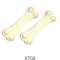 Bleach pressed bone beef rawhide for dog chew toy