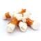 wholesale white rawhide knot by chicken for pet