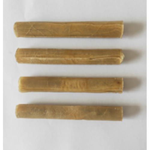 Natural beef  rawhide  pressed roll dog chew toy