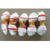 wholesale white rawhide knot by chicken for pet
