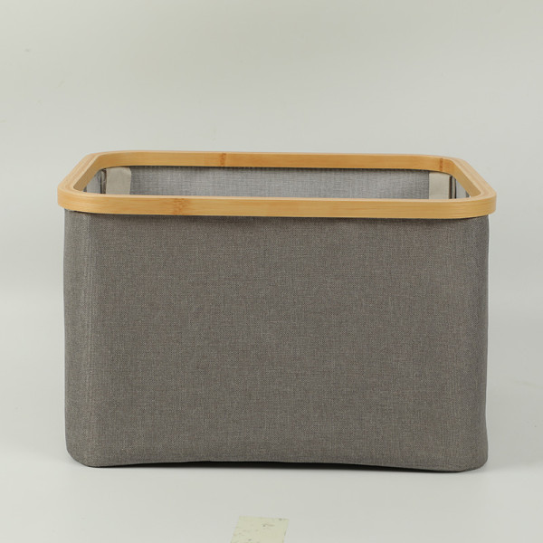 Customized Rectangle bamboo hamper laundry basket - STB230/STB240