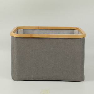 Customized Rectangle bamboo hamper laundry basket - STB230/STB240