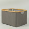 Customized Rectangle bamboo hamper laundry basket - STB230/STB240