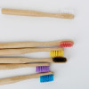 Brosse à dents en charbon de bambou pour adultes et enfants
