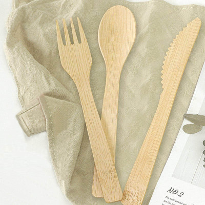 bamboo cutlery set wholesale in China  | eco friendly bamboo cutlery 100% degradation -BC170
