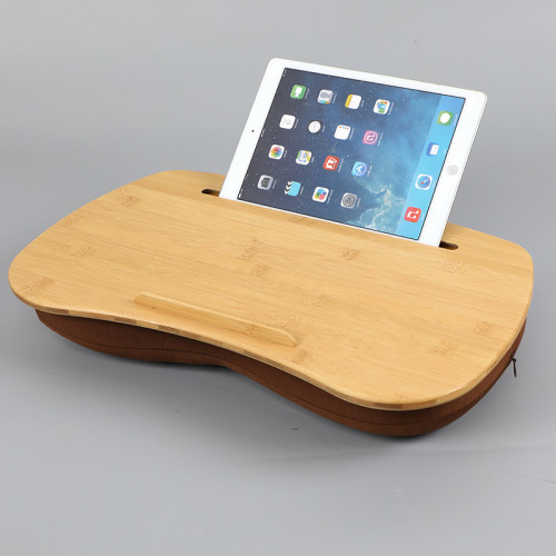 Bambus Computer Laptop Tisch Schreibtisch Bett Tablett mit Kissen -MT4730