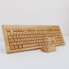 Bambus-Tastatur und -Maus drahtlos mit Nano-Empfänger | KG308+mg94